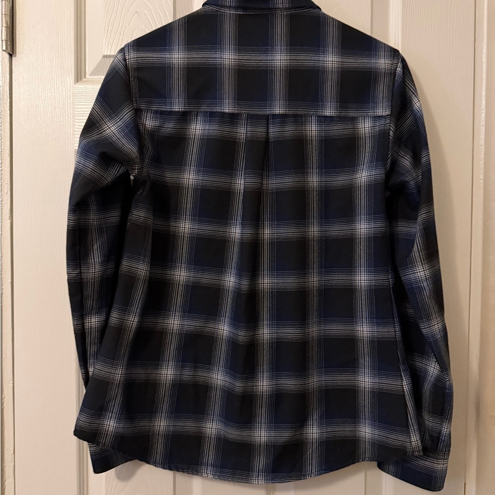 Women’s Medium Suicidal Tendencies first edition Blue and White Plaid Shirt